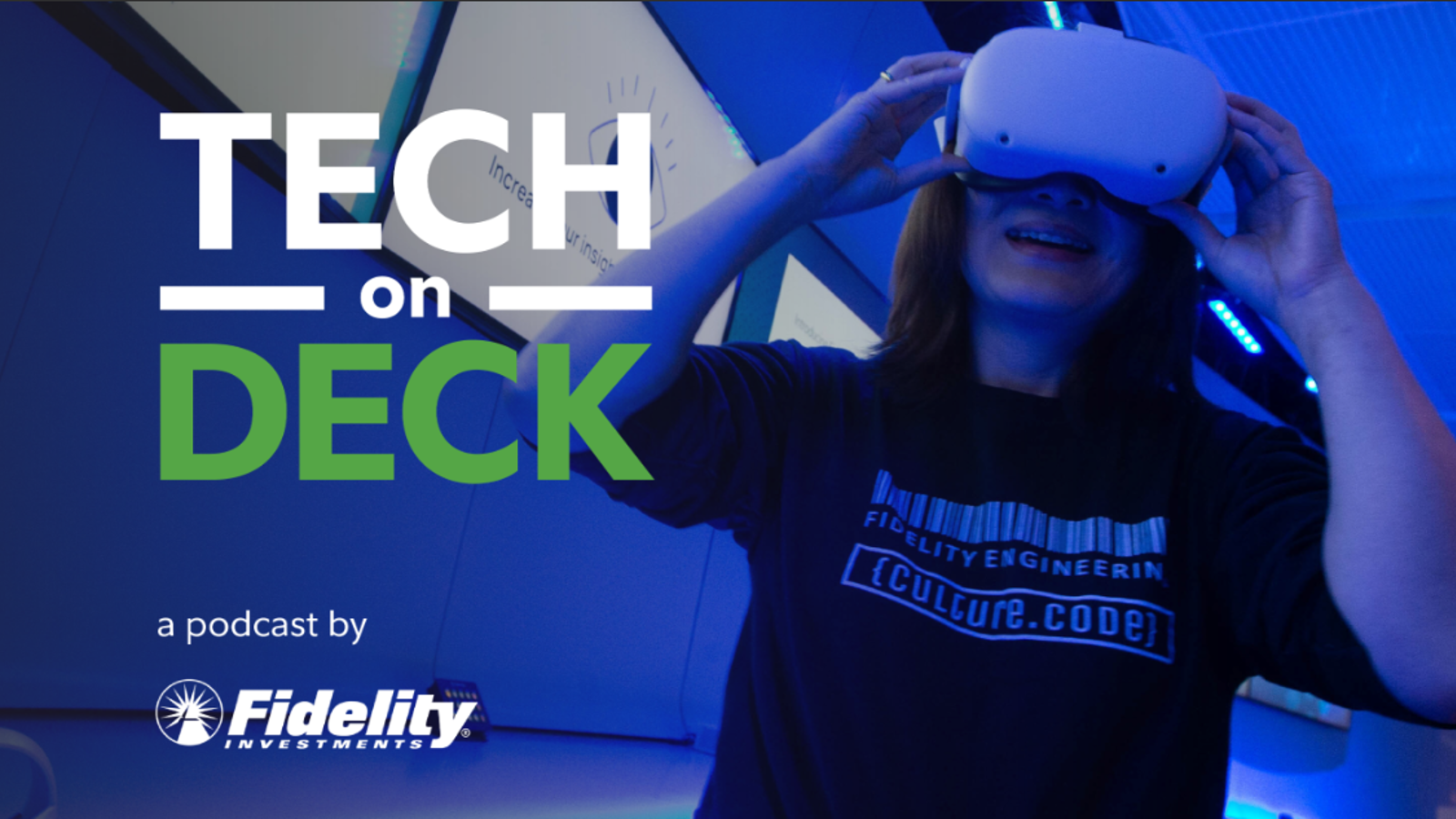 a person wearing a virtual reality headset
