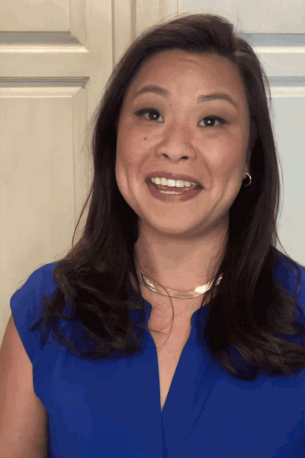 a person in a blue shirt